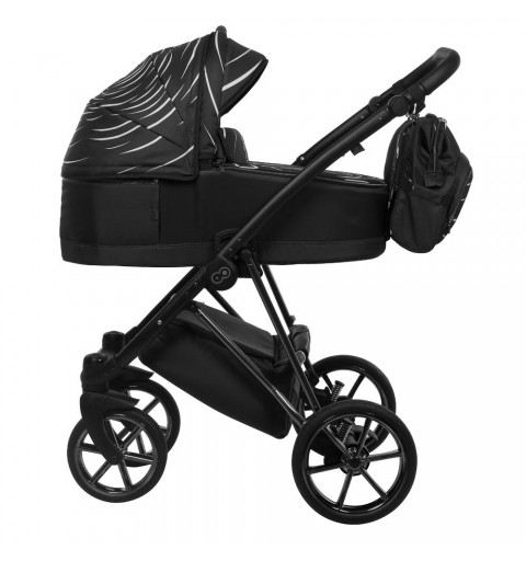 Babyactive Musse - wózek wielofunkcyjny, zestaw 2w1 z opcją 3w1 i 4w1 | Boss 03 - Space Gray